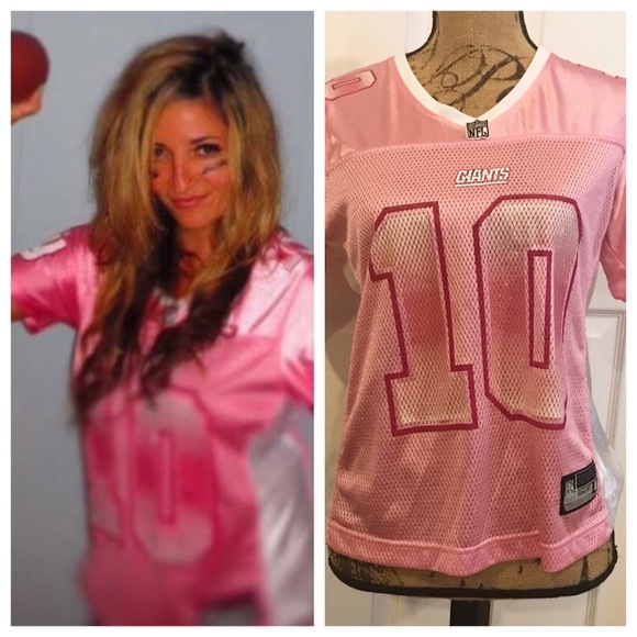 NFL Tops - GIANTS JERSEY  “Manning”Sz M with face stickers